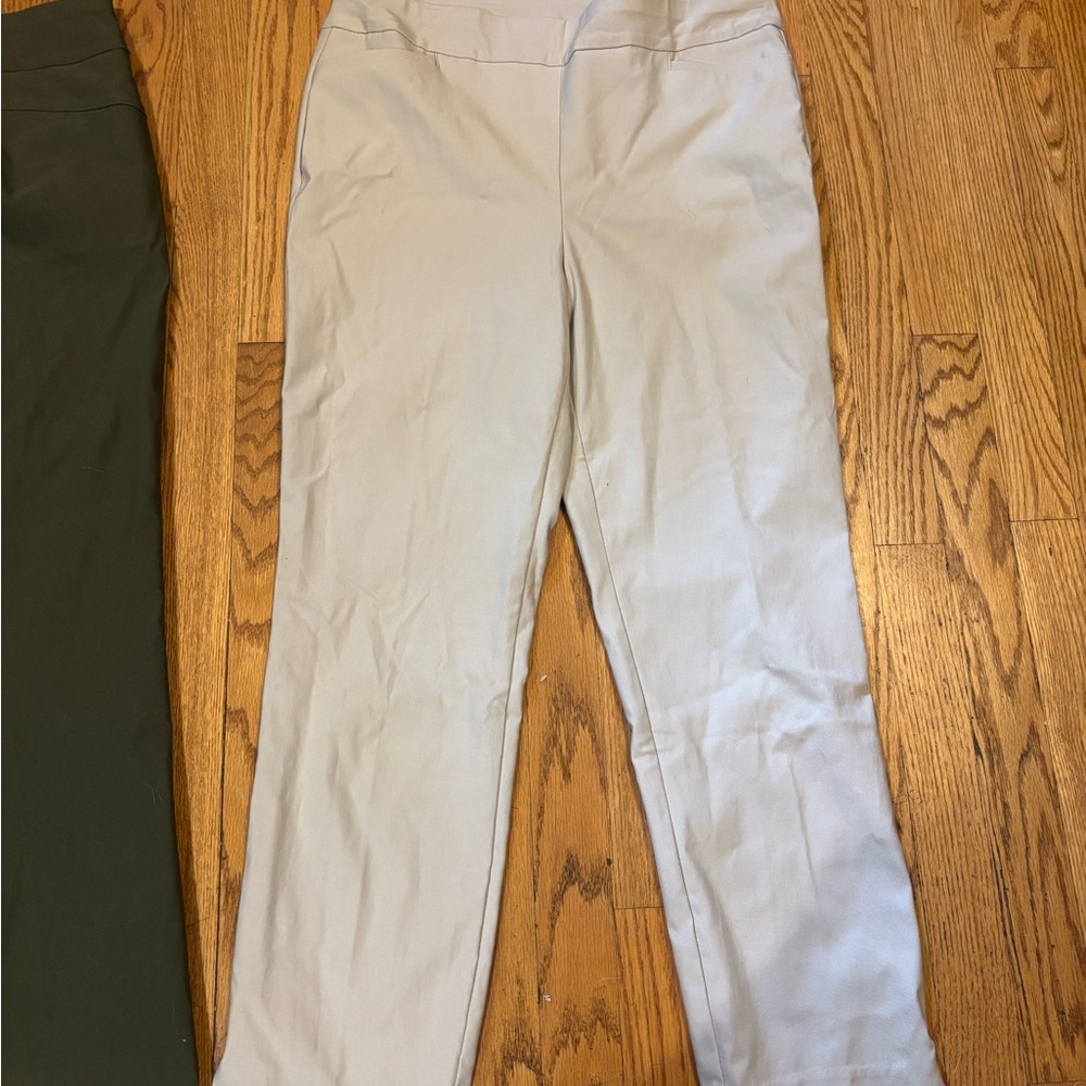 Chico's Straight Leg Pants in Cream